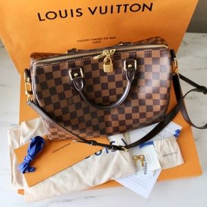 Louis Vuitton SPEEDY BANDOULIERE 30 Damier Ebene